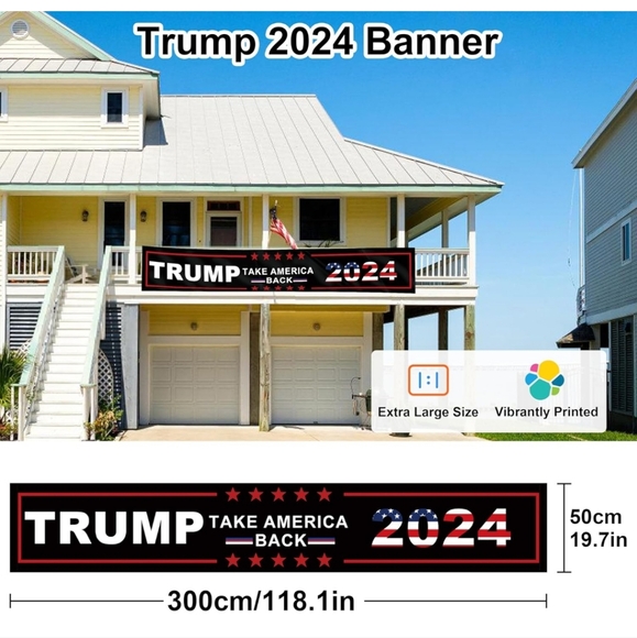 Trump Banner 2024 - Picture 2 of 6